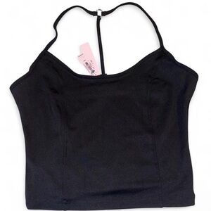 Victoria secret excersize Black Halter Top